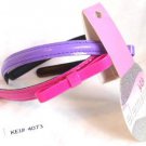 Set of 2 Pink Purple Hair Head Band Kidz Elements
