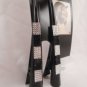 Lot 2 Black Silver Hair Clip Alligator Salon Barrette Elegant