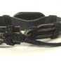 Black Brown Hemp Leather Bracelet Surfer Wristband Heart Wings