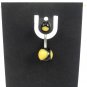 14 Gauge Yellow Black Beach ball Belly Button Navel Ring Body Piercing Jewelry