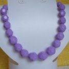 Purple Textured Faceted Beaded Necklace xhilaration Target