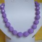 Purple Textured Faceted Beaded Necklace xhilaration Target