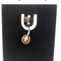 14 Gauge Black Orange Ball Belly Button Navel Ring Barbell Body Piercing Jewelry