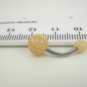 14 Gauge Pink Green Ball Belly Button Navel Ring Barbell Body Piercing Jewelry