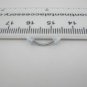 18 Gauge White Spike Eyebrow Bar Ring Curved Barbell Body Piercing Jewelry