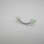18 Gauge Green Tip Spike Eyebrow Bar Ring Curved Barbell Body Piercing Jewelry