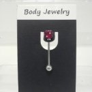 14 Gauge Purple Dice Tongue Nipple Ring Barbell Body Piercing Jewelry