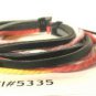 Wrapped Leather Bracelet Surfer Wristband Ethnic Tribal Red Pink White