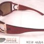 DYCE OPTICS Large Designer Oversized Fashion Sunglasses Red Brown NWT