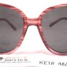 DYCE OPTICS Large Designer Oversized Fashion Sunglasses Red Black NWT