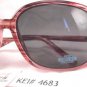 DYCE OPTICS Large Designer Oversized Fashion Sunglasses Red Black NWT