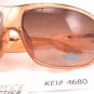 DYCE OPTICS Large Designer Oversized Fashion Sunglasses Orange Brown NWT