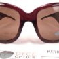 DYCE OPTICS Large Designer Oversized Fashion Sunglasses Purple Brown NWT