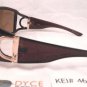 DYCE OPTICS Large Designer Oversized Fashion Sunglasses Brown NWT