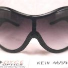 DYCE OPTICS Large Designer Oversized Fashion Sunglasses Black Purple NWT
