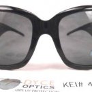 DYCE OPTICS Large Designer Oversized Fashion Sunglasses Black NWT UV