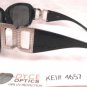 DYCE OPTICS Large Designer Oversized Fashion Sunglasses Black NWT UV