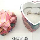 White Natural Smooth Stone Gemstone Silver Tone Ring Gift Box Included Xmas