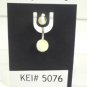 14 Gauge Yellow White Stripe Belly Button Navel Ring Body Piercing Jewelry