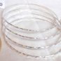 Lot 12 Thin Bangle Bracelets Bead Gold Silver Tone