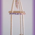 Hanging Amethyst Display Shelf (ecru)
