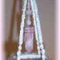 Small Rose Quartz Plant Hanger