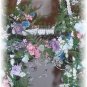 Hanging Floral & Crystals Fairy Display Shelf