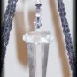 Black With White Shells & Quartz Crystals Plant Hanger