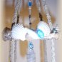 Hanging Jute and Shells Beta Fish Bowl