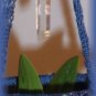 Small Denim Jute & Lapis Plant Hanger