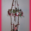 Hanging Red Rose Fairy Swing