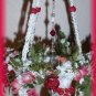 Hanging Red Rose Fairy Swing