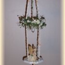 Hanging Pale Yellow Flower Fairy Swing