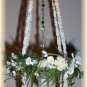 Hanging Pale Yellow Flower Fairy Swing