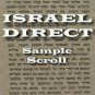 Non kosher klaf/scroll/parchment for 5" mezuza mezuzah