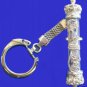 Silver mezuzah KEYCHAIN travel blessing scroll kabbalah
