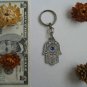Hamsa grapes keychain with evil eye protection kabbalah