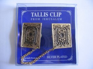 Gold tallis talis tallit TALIT CLIP clips star of David