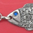 Fish symbolic Israel keychain jewish fertility and success blessing