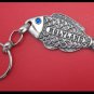 Fish symbolic Israel keychain jewish fertility and success blessing