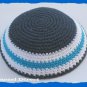 Blue Jewish Knitted Kippa Yarmulke Kipa Kippah skullcap