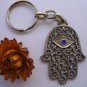 Lovely Hamsa Ring key chain keychain luck charm Judaica