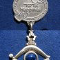 7 bless charm chain w/ heart doves from Israel kabbalah