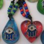Lot 10 children charm hamsa necklace pendant kabbalah