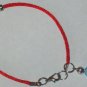 5 RED STRING BRACELET CHARMS kabbalah evil eye Israel