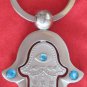 Hamsa spinning keychain with safe journey bless Israel