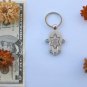 Hamsa & spinning Star of David keychain w/ travel bless