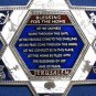 Star of David ornament w/ home bless judaica kabbalah