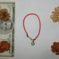5 RED STRING BRACELETS ancient gold star of Magen David