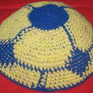 Knitted soccer Kippa kipa kippah ball Maccabi Tel Aviv